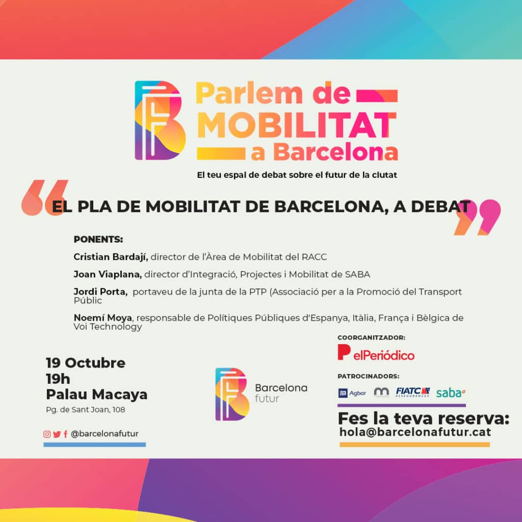 Debat sobre el pla de mobilitat de Barcelona